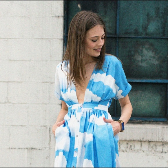 Mara Hoffman cloud dress size4, perfect condition - Picture 2 of 2